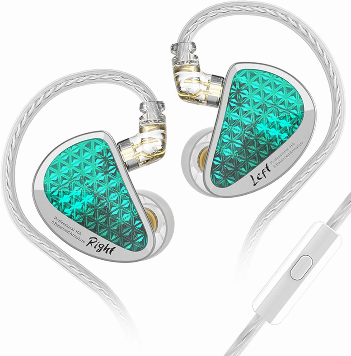 CCA KZ AS16 PRO in Ear Monitor Headphones 16BA Balanced Armature Drivers HiFi IEM Earphones High Clarity Gaming Earbuds for Musicians Singers Audiophile Dj Drummers audiophile headphones,high-end headphones,studio over-ear,