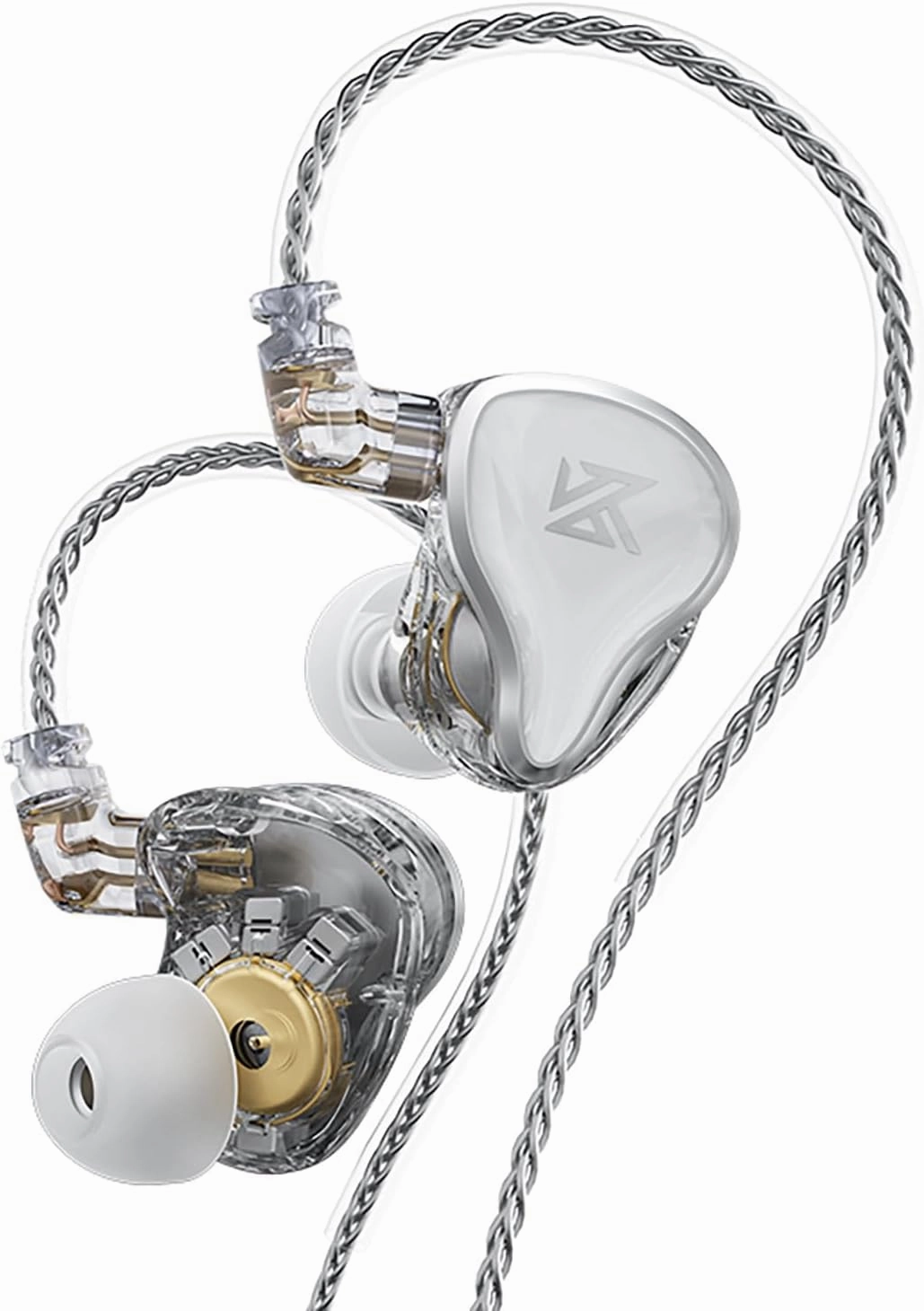 CCA KZ ZAS in Ear Monitor Headphones 16 Units 7BA 1DD Hybrid Drivers HiFi IEM Earphones High Clarity Wired Earbuds for Musicians Singers Audiophile Dj Drummers in-ear monitors,hi-fi IEMs,studio earphones,