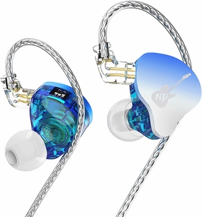 CCA ND DD3 4 Tone Adjustable in Ear Monitor Headphones, Dual Cavity Dual Magnetic Dynamic IEM Earphones, Clear Sound & Deep Bass Earphones Wired, Gaming Earbuds with 2pin Detachable Cable in-ear monitors,hi-fi IEMs,studio earphones,