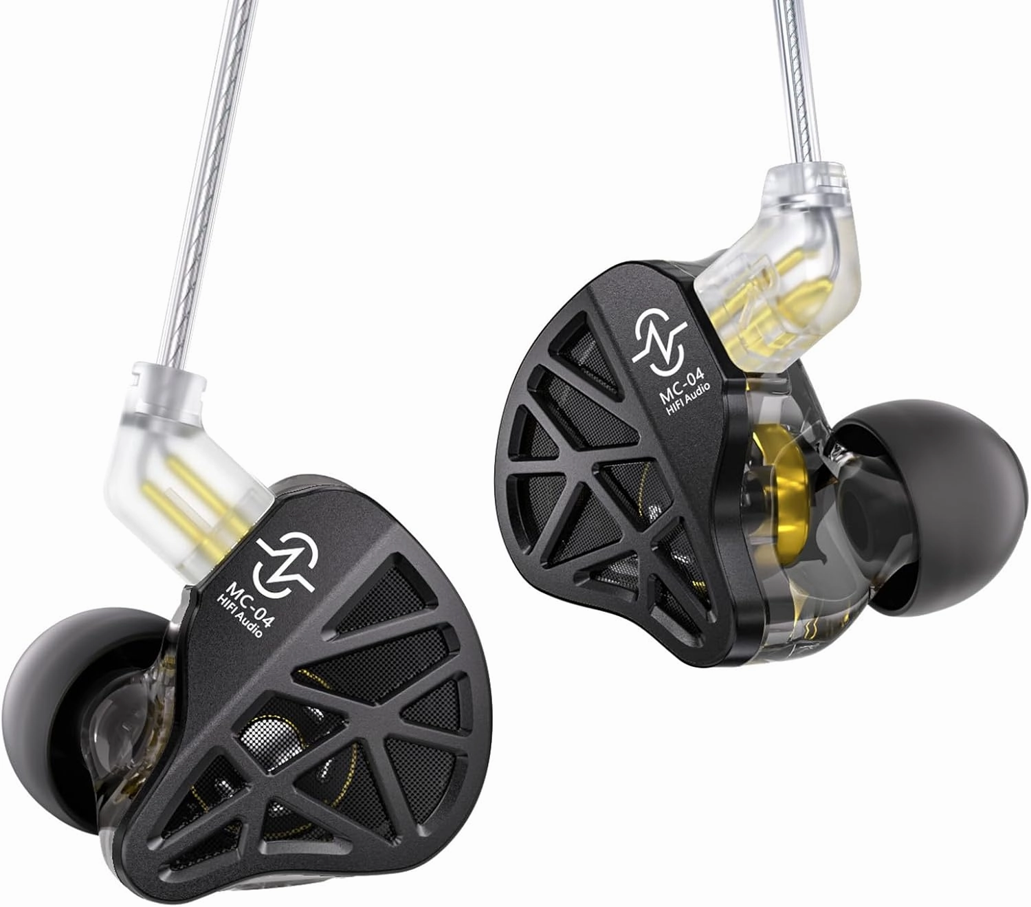 ccz Nocturne in Ear Monitors IEM Earbuds, 1DD 1BA Hybrid Driver iems for Gaming, Bass-Enhanced Wired Earbuds, in Ear Monitor Headphones Earphones for Singers Studio (no mic, Black) in-ear monitors,hi-fi IEMs,studio earphones,