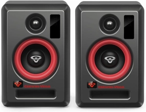 CERWIN-VEGA! Vega-SB Full Range Active Powered 2-Way / 3-Way Studio Monitors Black (VEGA4SB-PR) studio monitors,nearfield speakers,mixing reference monitors,