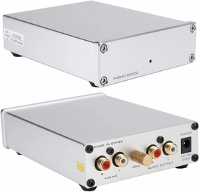 Ciglow Turntable Preamplifier Mini MM/MC Phono Pick-up Preamplifier for (White) phono preamp,turntable amplifier,record player preamp,