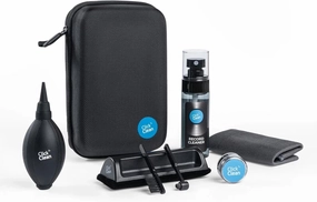 Click Clean 8 in 1 Vinyl Record Cleaning Kit - Velvet Cleaning Brush,Stylus Brush,0.21 oz Turntable Needle Cleaning Gel,2.1oz Cleaning Fluid,Mini-Microfiber Brush,Air Blower,Microfiber Cleaning Cloth record cleaning kit,vinyl cleaner,stylus brush set,