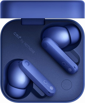 CMF Buds Pro 2 Wireless Earbuds, Hi-Res Audio with LDAC, 50 dB Hybrid Noise Cancelling Earbuds, Ultra Bass Technology, Bluetooth 5.3, 43H Play Time with Charging Case, 6 HD Mics Headphones, Blue wireless earbuds,Bluetooth earphones,true wireless stereo,