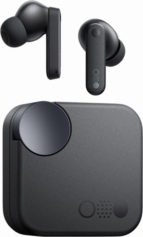 CMF Buds Wireless Bluetooth Earbuds, 42dB Noise Cancelling Earbuds, Dirac HD Audio, 35.5H Playtime, BT5.3, IP54 Waterproof, 4HD Mics Wireless Headphones for iPhone & Android (Dark Grey) TWS earbuds,compact wireless buds,Bluetooth ear tips,