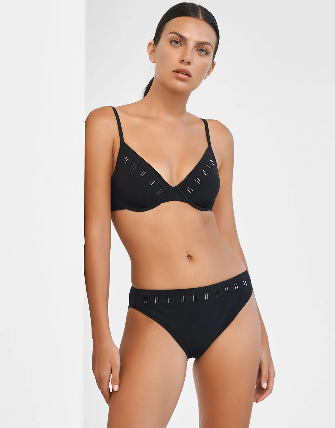 Code Bikini Pant - Black