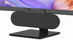 Computer Speakers for Desktop Monitor,Single Speakers for Desktop PC,Laptop Speaker with Loud Sound,Volume Control Easily Clamps to Monitors(USB-C to USB Adapter Included) (Black) bookshelf speakers,compact stereo speakers,hi-fi shelf speakers,