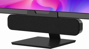 Computer Speakers for Desktop Pc, Monitor Speakers for Laptop,Pc Speakers with Loud Sound,Volume Control Easily Clamps to Monitors(USB-C to USB Adapter Included) (Black) bookshelf speakers,compact stereo speakers,hi-fi shelf speakers,