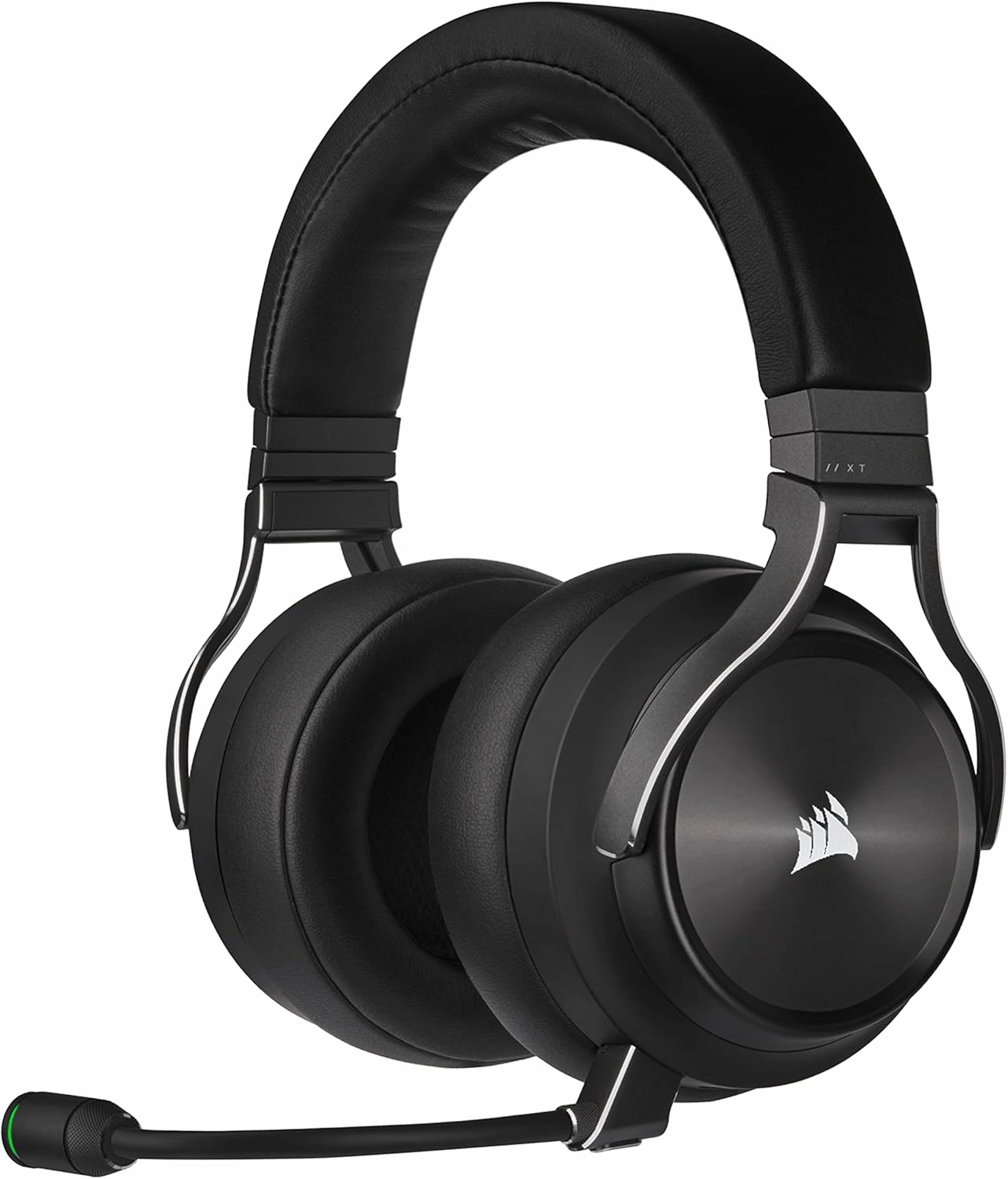 CORSAIR VIRTUOSO RGB WIRELESS XT Multiplatform Gaming Headset With Bluetooth - Dolby Atmos - Broadcast Quality Microphone - iCUE Compatible- PC, Mac, PS5, PS4, Nintendo Switch, Mobile - Black audiophile headphones,high-end headphones,studio over-ear,