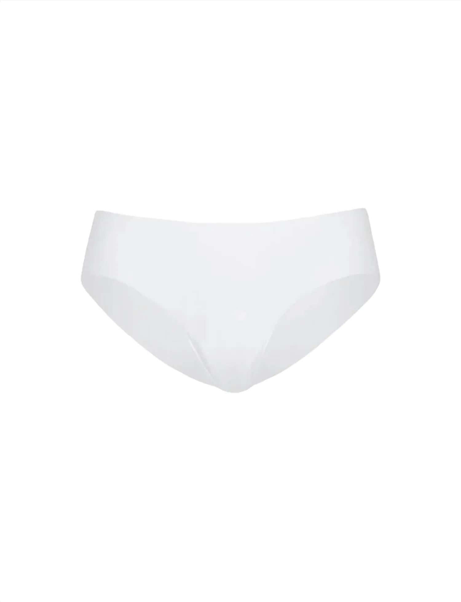 Cotton Bikini Bottom In White