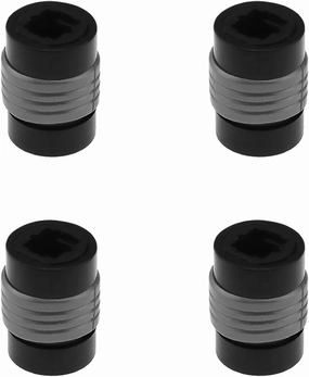 Create idea Pack of 4 Fiber Optic Toslink Adapter Optical TOS to TOS Extension Adaptor Female to Female Coupler for Optical Audio Cable Leads wireless audio bridge,Bluetooth transmitter,WiFi audio link,