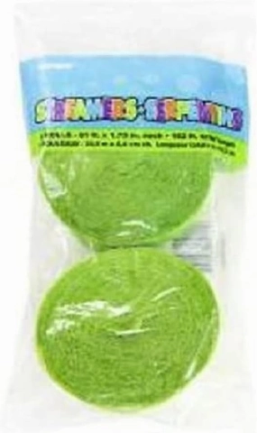 Crepe Paper Streamers, 81 Feet, Lime Green, 2 Rolls network streamer,wireless audio player,Wi-Fi music streamer,
