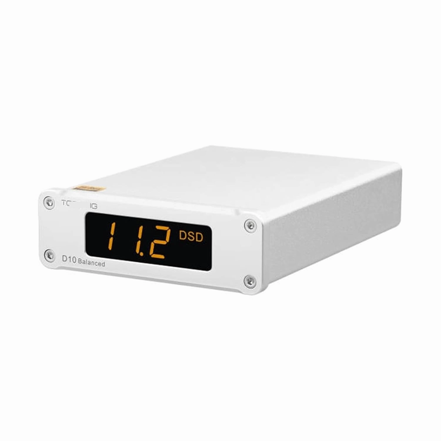 D10 Balanced Decoder ES9038Q2M D10B USB DAC DSD256 Analog/Digital Output Hi-Res USB Audio Decoder D10S(D10 Balanced Silver)