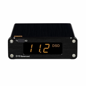 D10 Balanced USB DAC ES9038Q2M DSD256 Analog/Digital Output Hi-Res D10B USB Audio Decoder(D10 Balanced Black) balanced output player,audiophile player,hi-res digital player,