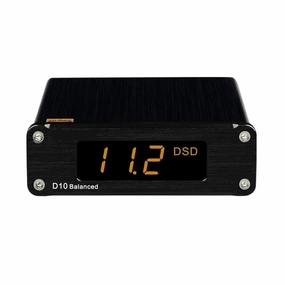 D10 Balanced USB DAC ES9038Q2M DSD256 Analog/Digital Output Hi-Res D10B USB Audio Decoder(D10 Balanced Black) balanced output player,audiophile player,hi-res digital player,