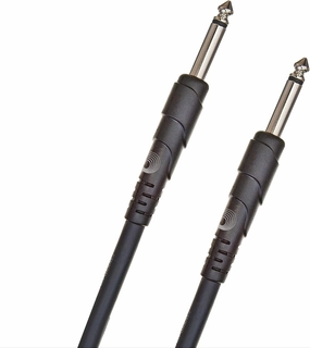 D'Addario Accessories Speaker Cable - Shielded for Noise Reduction - 1/4 Inch Male to 1/4 Inch Male - Classic Series - 5 Feet/1.52 Meters - Straight Ends - 1 Pack speaker cable,audio wire,hi-fi speaker cord,