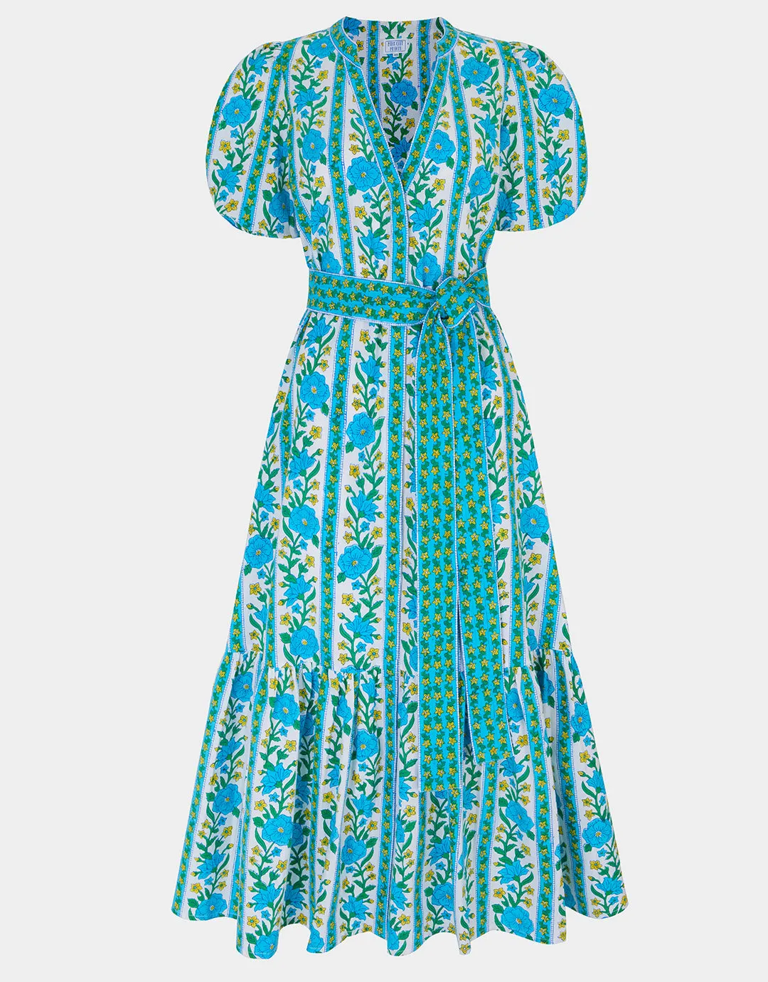 Daisy Dress - Hibiscus Border
