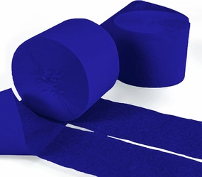 Dark Blue Crepe Paper Streamers Decors for Birthday Wedding Festival Ornament Graduation Colorful Candyland Party Backdrop, Rainbow DIY Supplies network streamer,wireless audio player,Wi-Fi music streamer,
