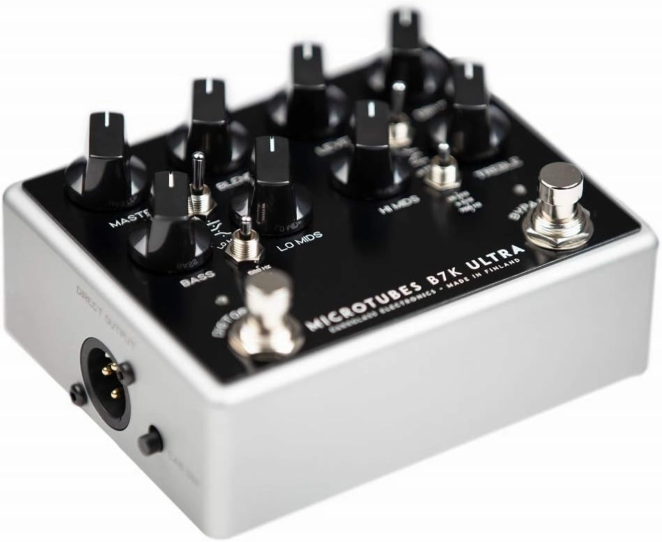 Darkglass Microtubes B7K Ultra V2 Bass Preamp Pedal w/Overdrive, 4-band EQ, Cab Sim, Aux In, and DI Output
