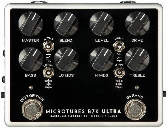 Darkglass Microtubes B7K Ultra V2 Bass Preamp Pedal w/Overdrive, 4-band EQ, Cab Sim, Aux In, and DI Output balanced output player,audiophile player,hi-res digital player,