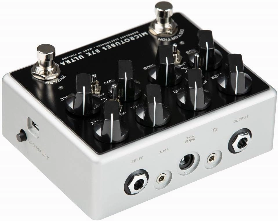 Darkglass Microtubes B7K Ultra V2 Bass Preamp Pedal w/Overdrive, 4-band EQ, Cab Sim, Aux In, and DI Output