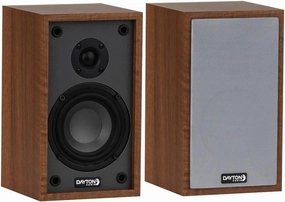 Dayton Audio Classic B40 Bookshelf Speaker Pair (Wood) bookshelf speakers,compact stereo speakers,hi-fi shelf speakers,