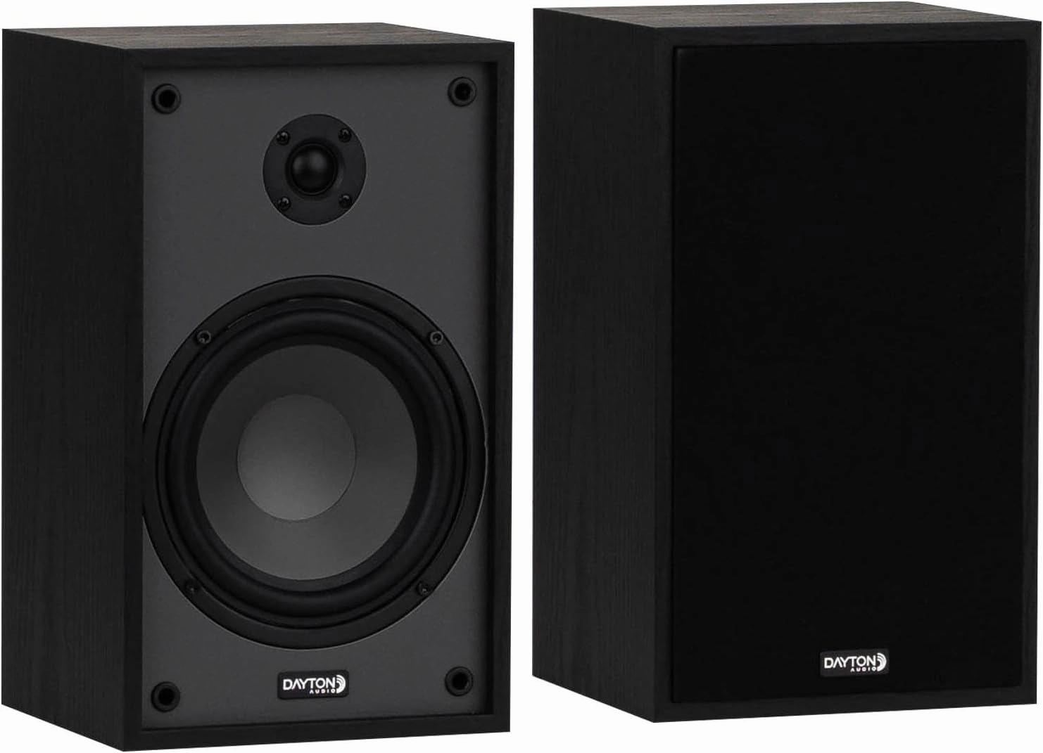 Dayton Audio Classic B65 Bookshelf Speaker Pair (Black) bookshelf speakers,compact stereo speakers,hi-fi shelf speakers,
