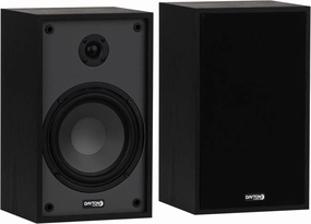Dayton Audio Classic B65 Bookshelf Speaker Pair (Black) bookshelf speakers,compact stereo speakers,hi-fi shelf speakers,