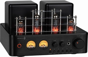 Dayton Audio HTA100 Integrated Stereo Hybrid Tube Amplifier 100 Watts tube amplifier,valve amp,audiophile tube stereo,
