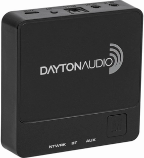 Dayton Audio WBA51 Bluetooth and Network Audio Receiver with IR Remote network streamer,wireless audio player,Wi-Fi music streamer,