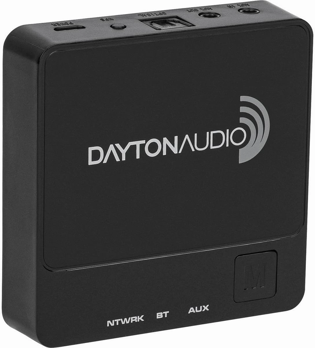 Dayton Audio WBA51 Bluetooth and Network Audio Receiver with IR Remote network streamer,wireless audio player,Wi-Fi music streamer,