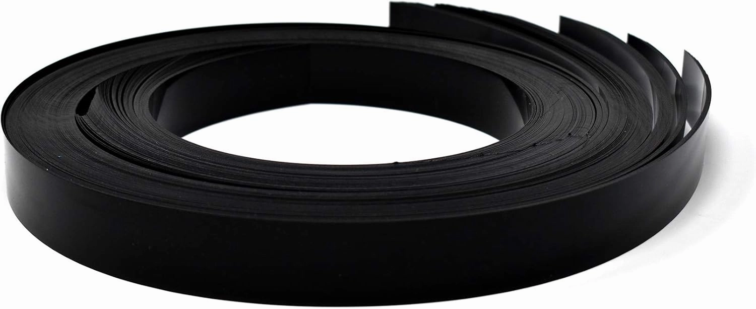 Decorative Gondola Shelving Pre Cut Vinyl Insert Strips 48" x 1.25" Shelf C-Channel, Black, 100 Pack vinyl accessories,turntable parts,record player tools,