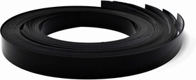 Decorative Gondola Shelving Pre Cut Vinyl Insert Strips 48" x 1.25" Shelf C-Channel, Black, 100 Pack vinyl accessories,turntable parts,record player tools,