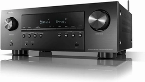Denon AVR-S960H 8K Ultra HD 7.2 Channel (90 Watt X 7) AV Receiver 2020 Model - Built for Gaming, Music Streaming, 3D Audio & Video, Alexa   HEOS, Black (Renewed) AV receiver,surround receiver,home theater amplifier,