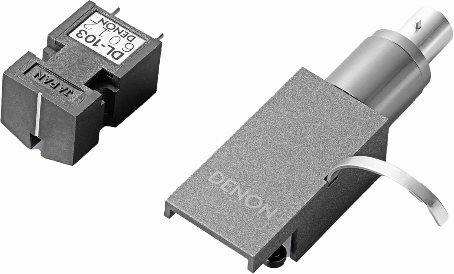 Denon DLA110GS 110-year Anniversary Edition MC Turntable Cartridge with Premium Headshell - Silver Graphite turntable cartridge,phono cartridge,MM MC stylus,