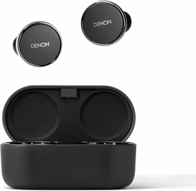 Denon PerL Pro True Wireless Earbuds - Adaptive Active Noise Cancelling, Personalized Sound with Masimo Adaptive Acoustic Technology, Spatial Audio, Long-Lasting Battery, Wireless Charging, Black audiophile headphones,high-end headphones,studio over-ear,