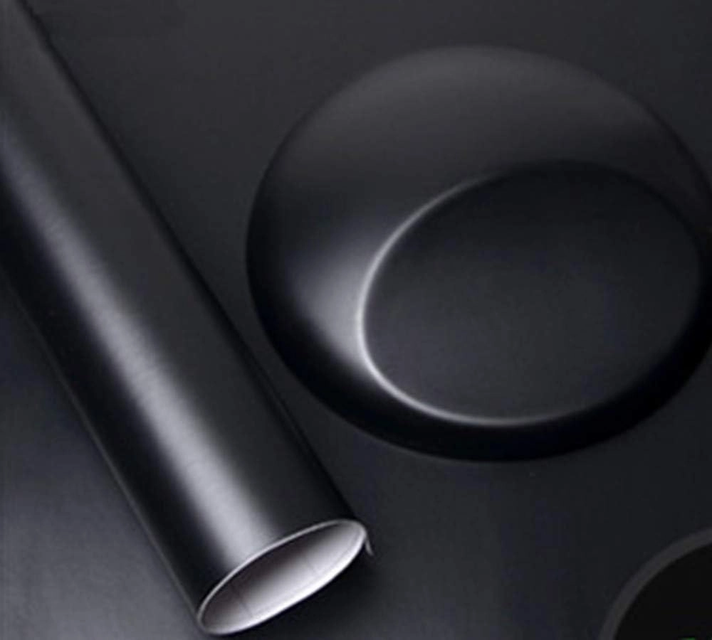 DIYAH Black Matte Vinyl Car Wrap Sticker Air Release Bubble with Hand Tools (120" X 48" / 10 FT X 4 FT)