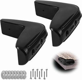 Dock Corner Bumpers Fenders Marine Corner Dock Bumpers Fender Guard for Docking, Soft UV-Resistant Marine-Grade Vinyl, Inflatable Protection, 10-Inch x 10-Inch, 2-Pack, Black vinyl accessories,turntable parts,record player tools,