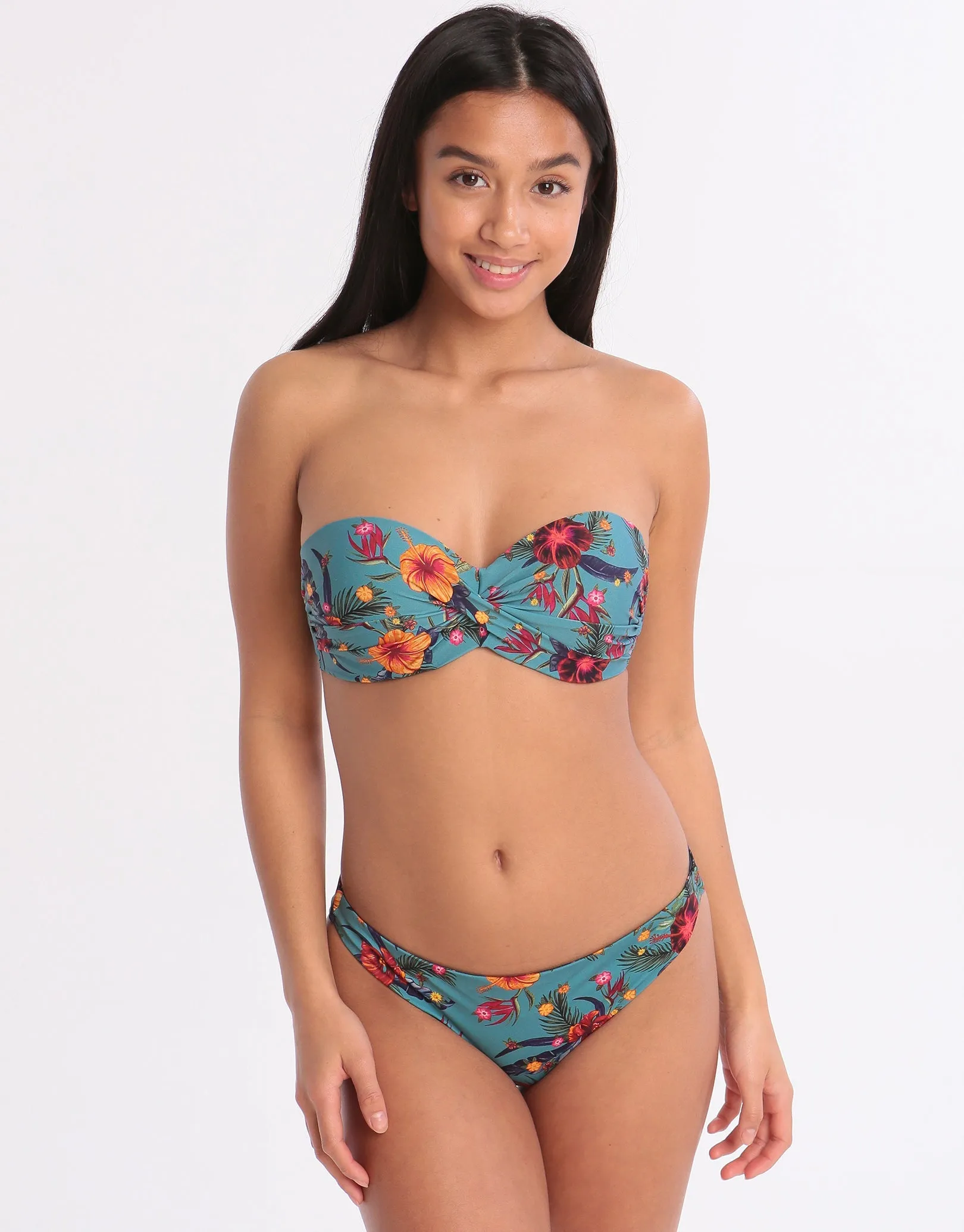 Dolcevita Wila Reversible Bikini Bottom - Turquoise