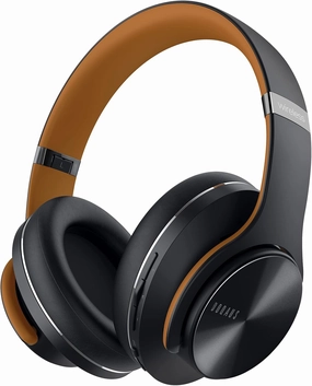DOQAUS Bluetooth Headphones Over Ear, 90H Playtime Wireless, 3 EQ Modes, HiFi Audio & Deep Bass, ENC Noise Isolating Mic, Soft Earpads for Phone/PC over-ear headphones,closed back headphones,wireless studio cans,