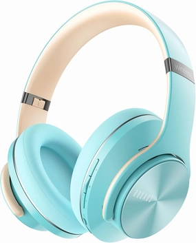 DOQAUS Bluetooth Headphones Over Ear, 90H Playtime Wireless, 3 EQ Modes, HiFi Audio & Deep Bass, ENC Noise Isolating Mic, Soft Earpads for Phone/PC over-ear headphones,closed back headphones,wireless studio cans,
