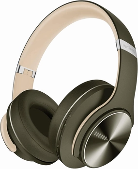 DOQAUS Bluetooth Headphones Over Ear, 90H Playtime Wireless, 3 EQ Modes, HiFi Audio & Deep Bass, ENC Noise Isolating Mic, Soft Earpads for Phone/PC over-ear headphones,closed back headphones,wireless studio cans,