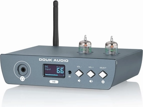Douk Audio HiFi Tube Bluetooth Preamp Receiver Balanced XLR/RCA Pre-Amplifier Headphone Amp (H8) balanced output player,audiophile player,hi-res digital player,