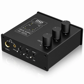 Douk Audio K5 PC DAC Headphone Amplifier Digital to Analog Converter with USB & Optical Input DSD256 for Amplifiers, Speakers, Mac, Computer (K5-US) DAC,USB audio converter,digital to analog converter,