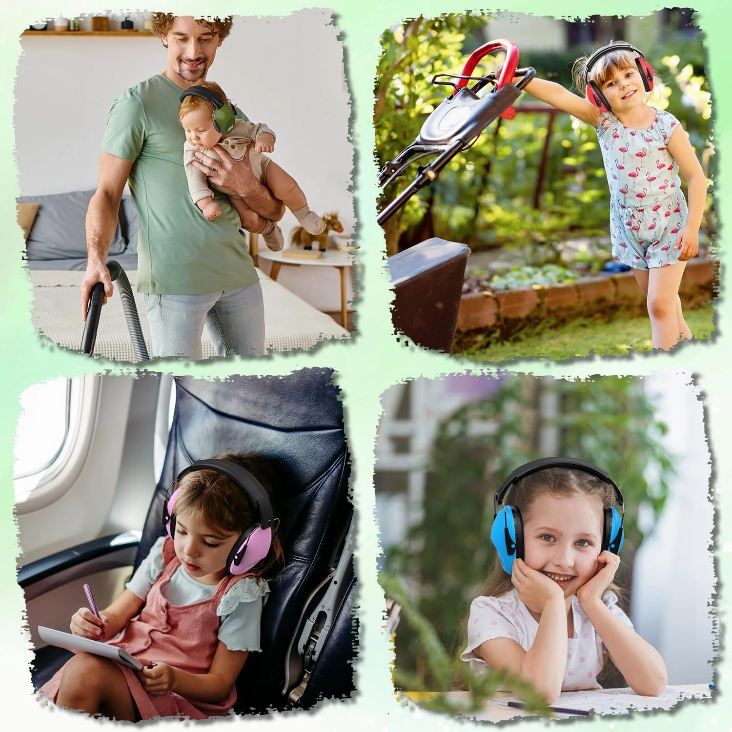 Dr.meter Ear Muffs for Noise Reduction: 27.4SNR Noise Cancelling Headphones for Kids Adults, EM100 Adjustable Hearing Protection Earmuffs for Monster Jam, Autism Sensory, Concerts, Fireworks