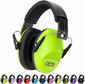 Dr.meter Ear Muffs for Noise Reduction: 27.4SNR Noise Cancelling Headphones for Kids Adults, EM100 Adjustable Hearing Protection Earmuffs for Monster Jam, Autism Sensory, Concerts, Fireworks noise cancelling headphones,ANC headphones,travel headphones,