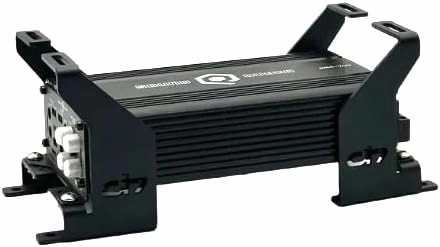 Droppin' Hz 2HD Mini 2 Amp Rack, Compact Laser-Cut Steel Audio Equipment Rack for Motorcycle Installs, Amps Rack with Black Powder Coat Finish, Racks for Sound Equipment, Amplifiers Not Included audio rack,hi-fi component stand,media shelf,