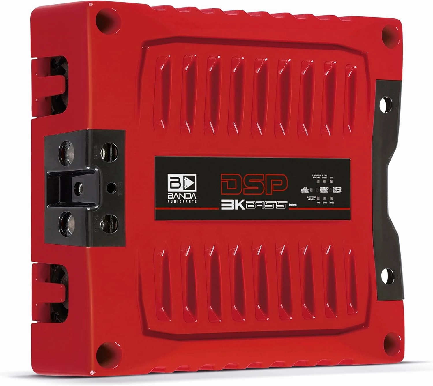 DSP3K1REDBASS Band Amplifier Module 3k1 3000wrms 1-Ohm 1 Channel Car Audio Amp DSP BASS Model with 3 Limiter Integrated Level Positions - DSP3K1RED integrated amplifier,stereo receiver,hi-fi amp combo,