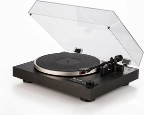 Dual CS 418 Belt Drive Manual Turntable, Black belt-drive turntable,vinyl record player,audiophile turntable,