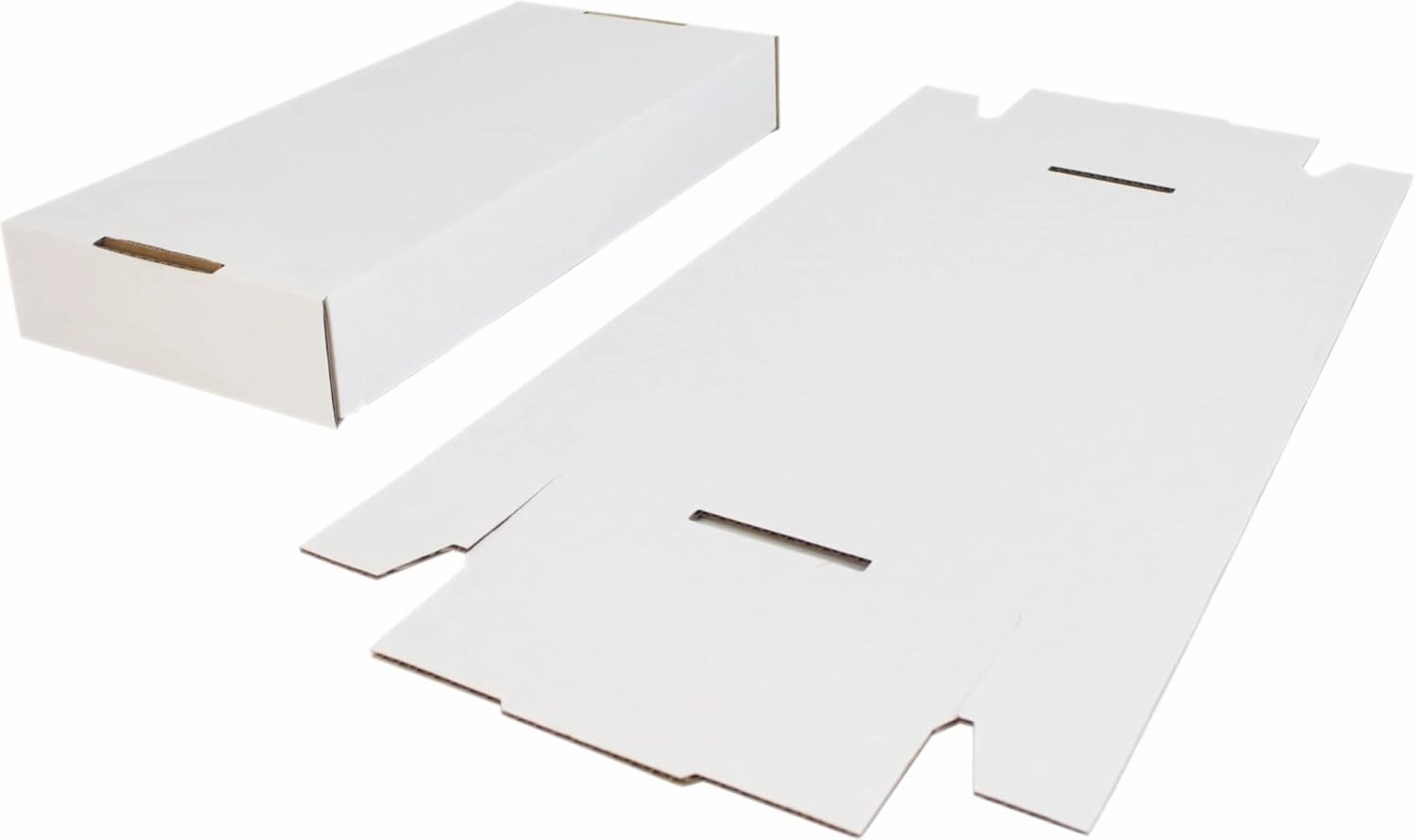 Durable Set of 5 - 7 inch Vinyl Record Storage Boxes - Sturdy Cardboard Construction with Removable Lid - Holds Up to 200 Records Each - Built Tough for Long-Term, Secure Archival Storage - #07BC09